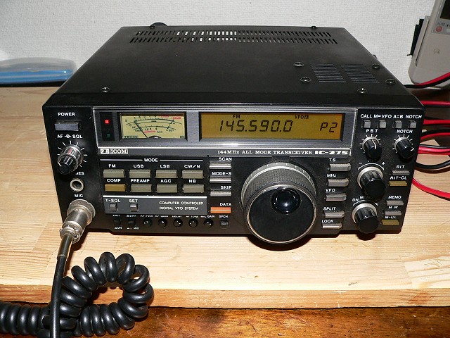 アイコム IC-201 （2ｍ・オールモード機　SWR計オマケ付き）　ジャンク アイコムのオールモード機 むせんZONE25｜アマチュア無線機