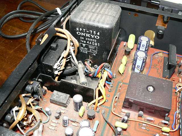 ONKYO Integra P-306RSの修理 -その2- - TomのブログⅡ
