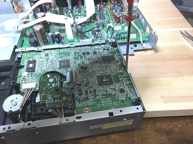 SONY CDレコーダー CDR-W66 の修理 －FINAL－ - TomのブログⅡ