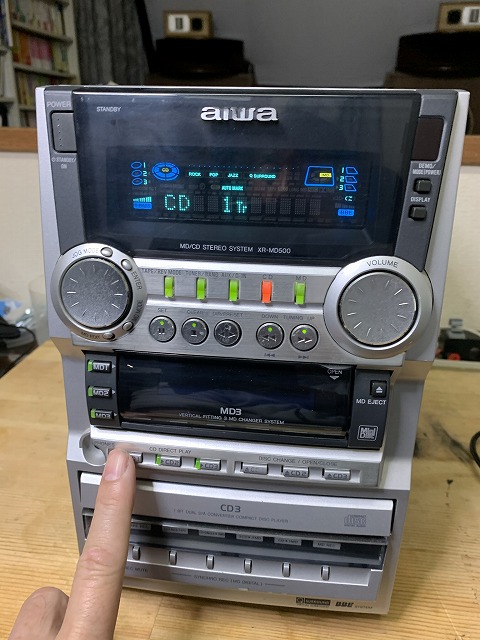 AIWA MD/CDミニコンポ XR-MD500の修理 －その4－ - TomのブログⅡ
