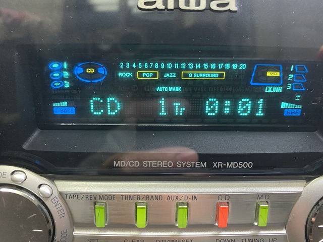 aiwa ミニコンポ XR-MD500 スピーカーのみ aiwa ミニコンポ XR