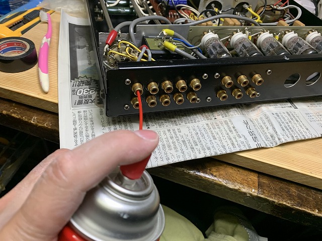 自作真空管プリアンプの電源ケーブル取り付けと仕上げ - TomのブログⅡ