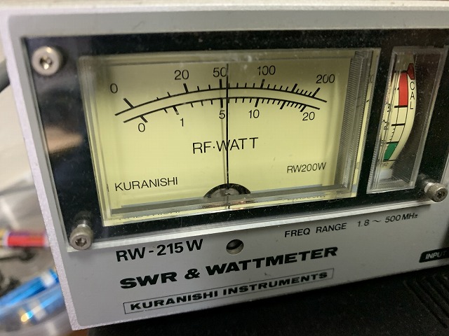 KURANISHI RW-271W SWR&WATTMETER 動作確認品 SWR RW-271W KURANISHI