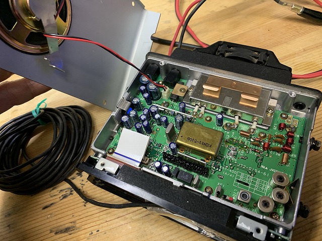 KENWOOD デュアルバンドモービル機 TM-732の修理 ーその1ー