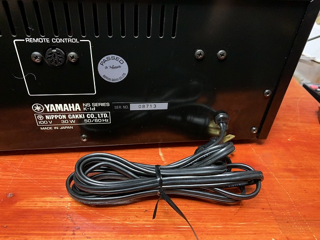 YAMAHA カセットデッキ K-1d の修理 ーFinalー - TomのブログⅡ