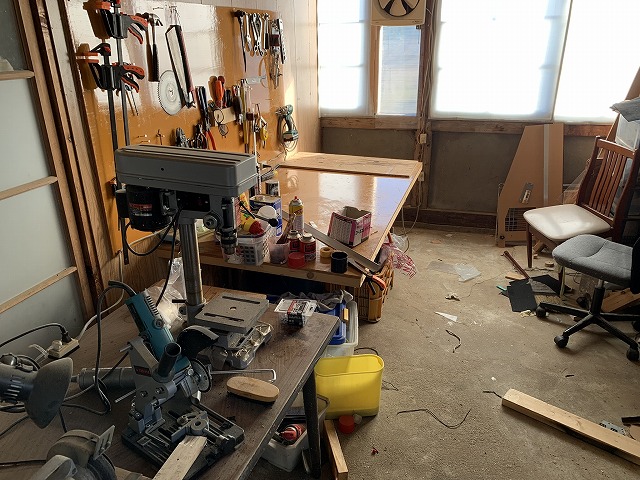 DIY作業場の大掃除！ - TomのブログⅡ