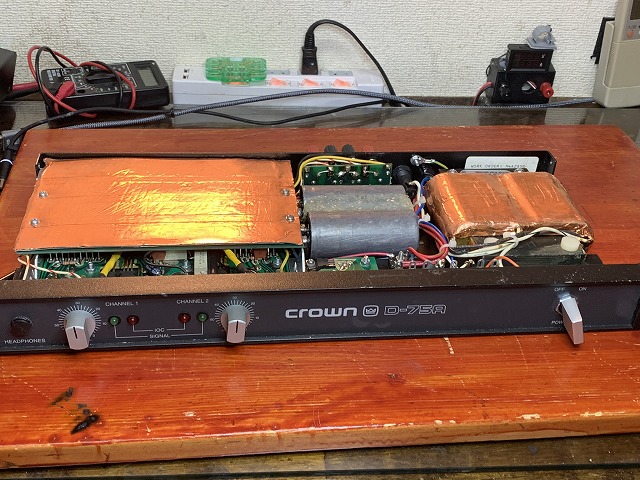 AMCRON(CROWN)のメインアンプ D-75の修理 ープロローグー - TomのブログⅡ