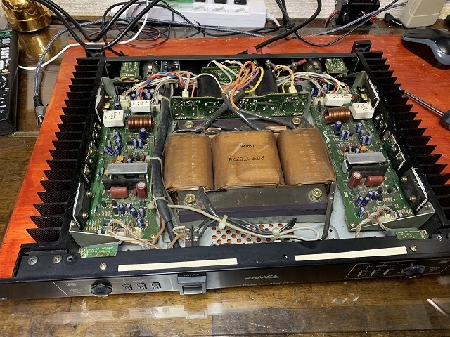 RAMSA パワーアンプ WP-9055Aの修理 ーその1ー - TomのブログⅡ