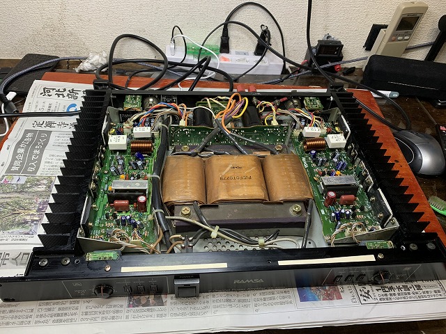 RAMSA パワーアンプ WP-9055Aの修理 ーFINALー - TomのブログⅡ