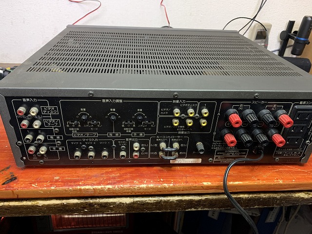 頂いたカラオケアンプのメンテナンス ーその1ー - TomのブログⅡ