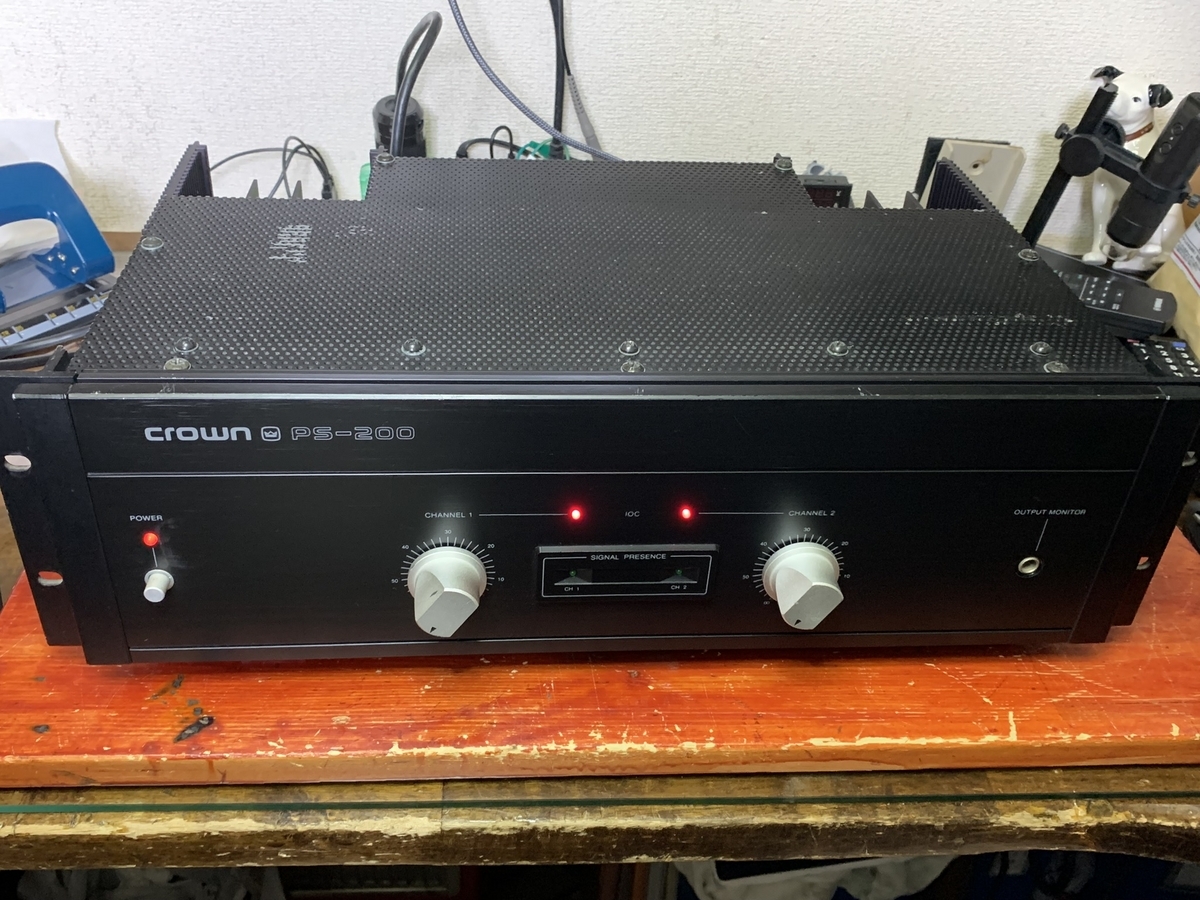パワーアンプ　クラウンPS400 PS-400 CROWN - 中古オーディオ 高価買取・販売 ハイファイ堂