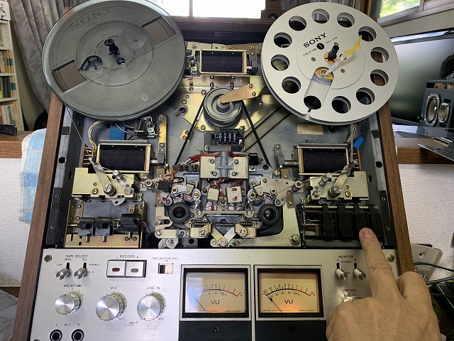 SONY オープンリールデッキ TC-7650の修理 ーFINALー - TomのブログⅡ