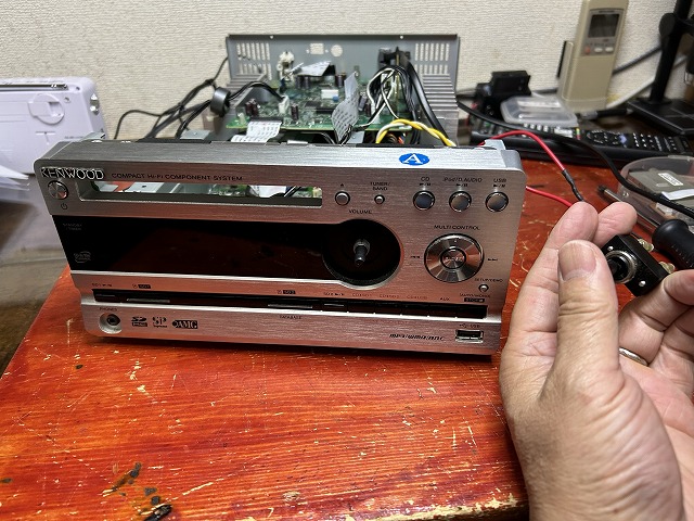 KENWOODミニコンポ RD-UDE77の修理ーその3ー - TomのブログⅡ