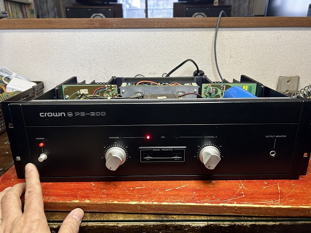 CROWN パワーアンプ PS-200の修理 ーその2ー - TomのブログⅡ