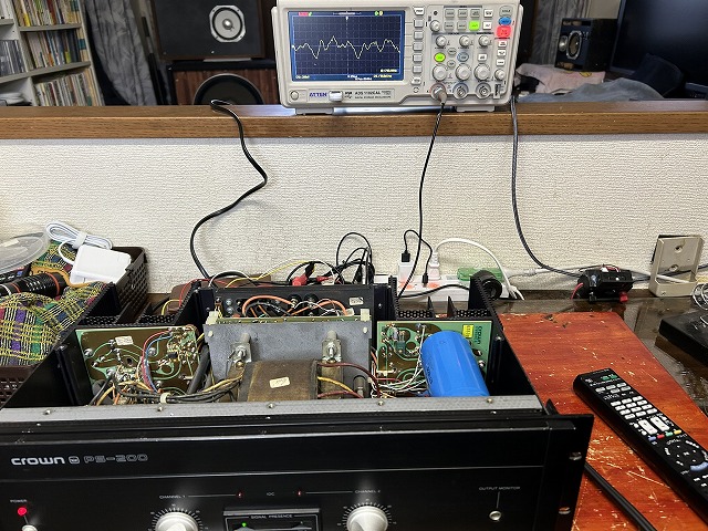 CROWN パワーアンプ PS-200の修理 ーその2ー - TomのブログⅡ
