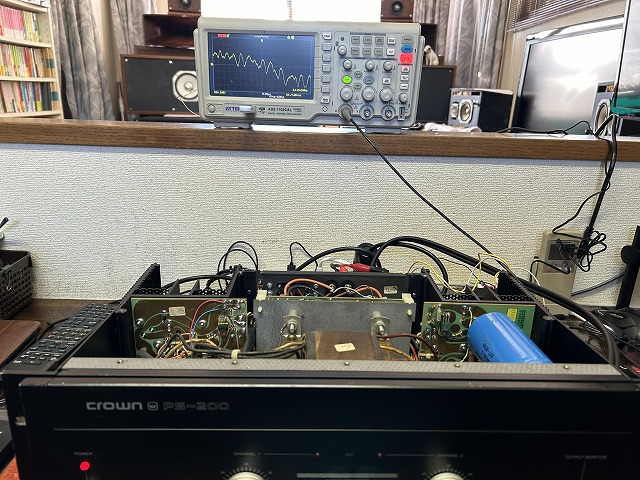 CROWN パワーアンプ PS-200の修理 ーその4ー - TomのブログⅡ