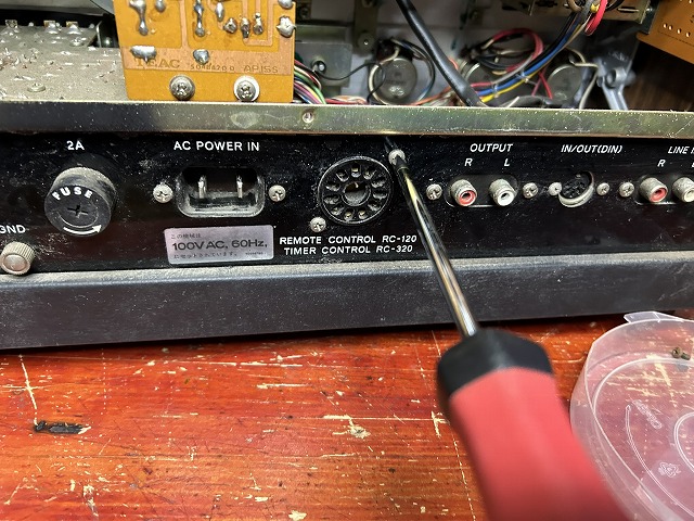 TEACオープンリールデッキ A-2300Sの修理 ーその1ー - TomのブログⅡ