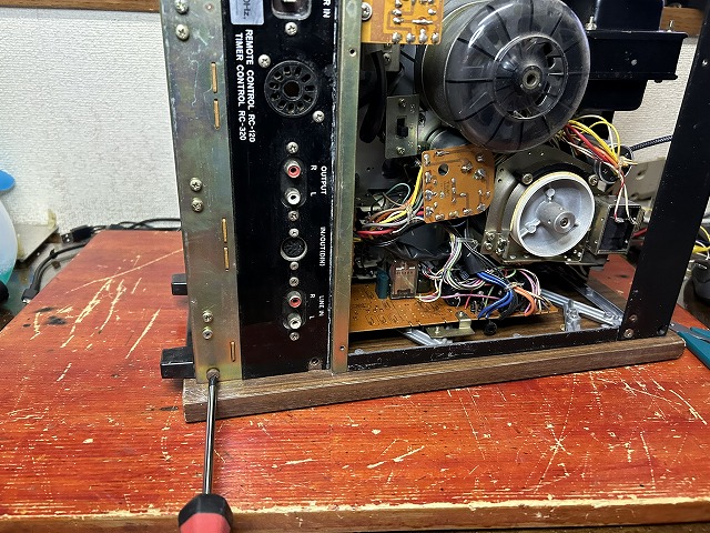 TEACオープンリールデッキ A-2300Sの修理 ーその1ー - TomのブログⅡ