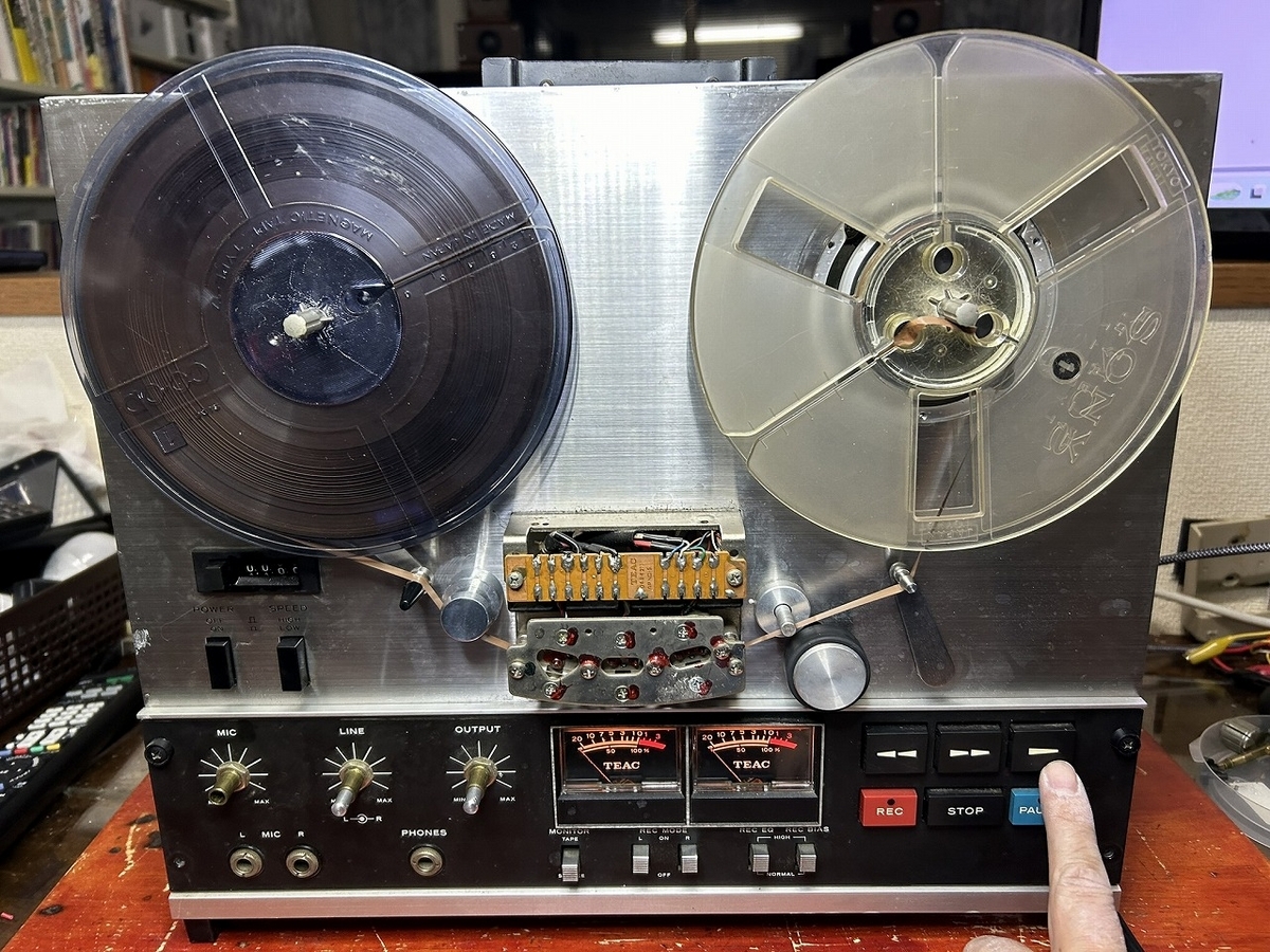 TEACオープンリールデッキ A-2300Sの修理 ーその2ー - TomのブログⅡ