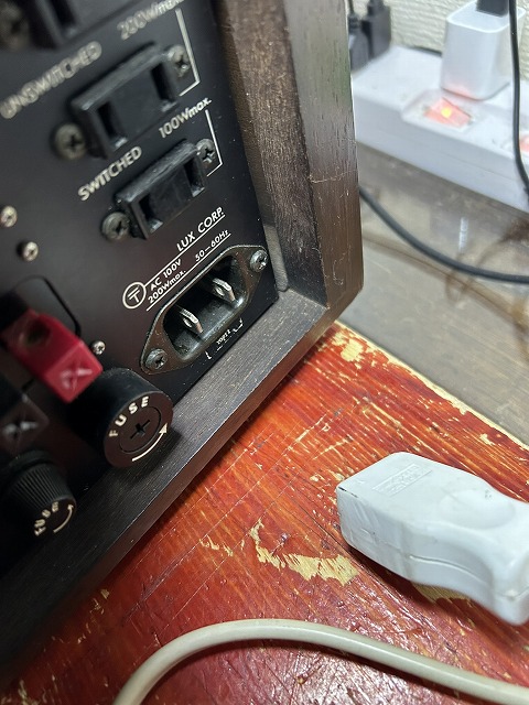 ラックスマン　luxman Ｌ-507 プリメインアンプ　（メンテナンス品） LUXMAN プリメインアンプ L-507の修理 ーその1ー - TomのブログⅡ