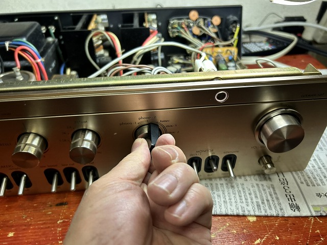 LUXMAN プリメインアンプ L-507の修理 ーその2ー - TomのブログⅡ