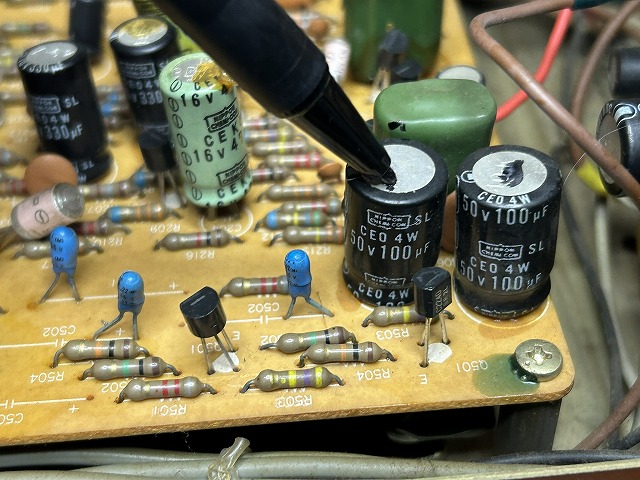 LUXMAN プリメインアンプ L-507の修理 ーその3ー - TomのブログⅡ