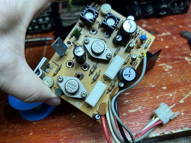 LUXMAN プリメインアンプ L-507の修理 ーその5ー - TomのブログⅡ