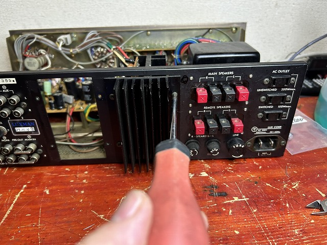 LUXMAN プリメインアンプ L-507の修理 ーその5ー - TomのブログⅡ