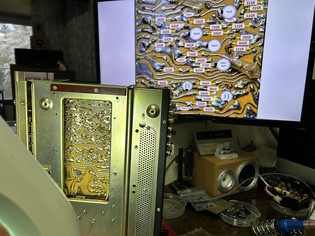 LUXMAN プリメインアンプ L-507の修理 ーその6ー - TomのブログⅡ