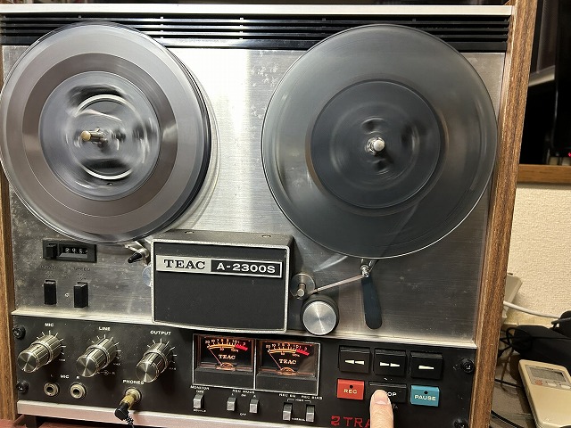 レトロ　ビンテージ　オープンリールデッキ　teac  A-2300S TEAC A-2300S | のだっちNEWS 3rd
