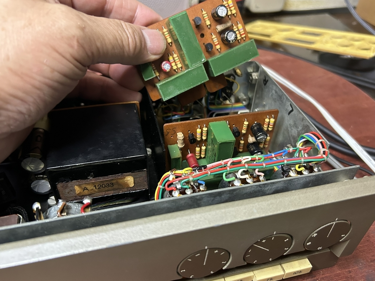 QUAD プリアンプ QUAD33の修理 ーその2－ - TomのブログⅡ