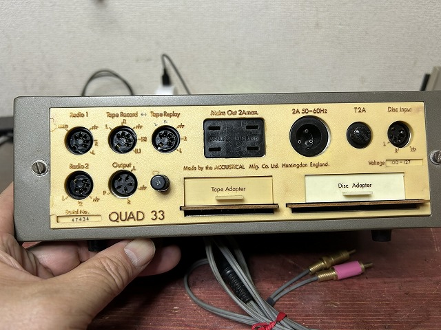 QUAD プリアンプ QUAD33の修理 ーその1－ - TomのブログⅡ
