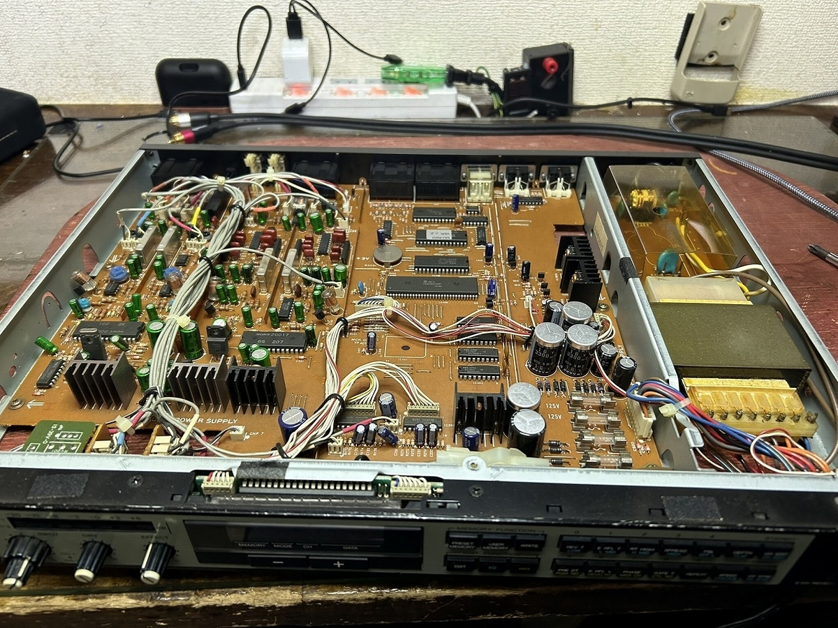 SONY デジタルリバーブ MU-R201の修理 ーその1ー - TomのブログⅡ