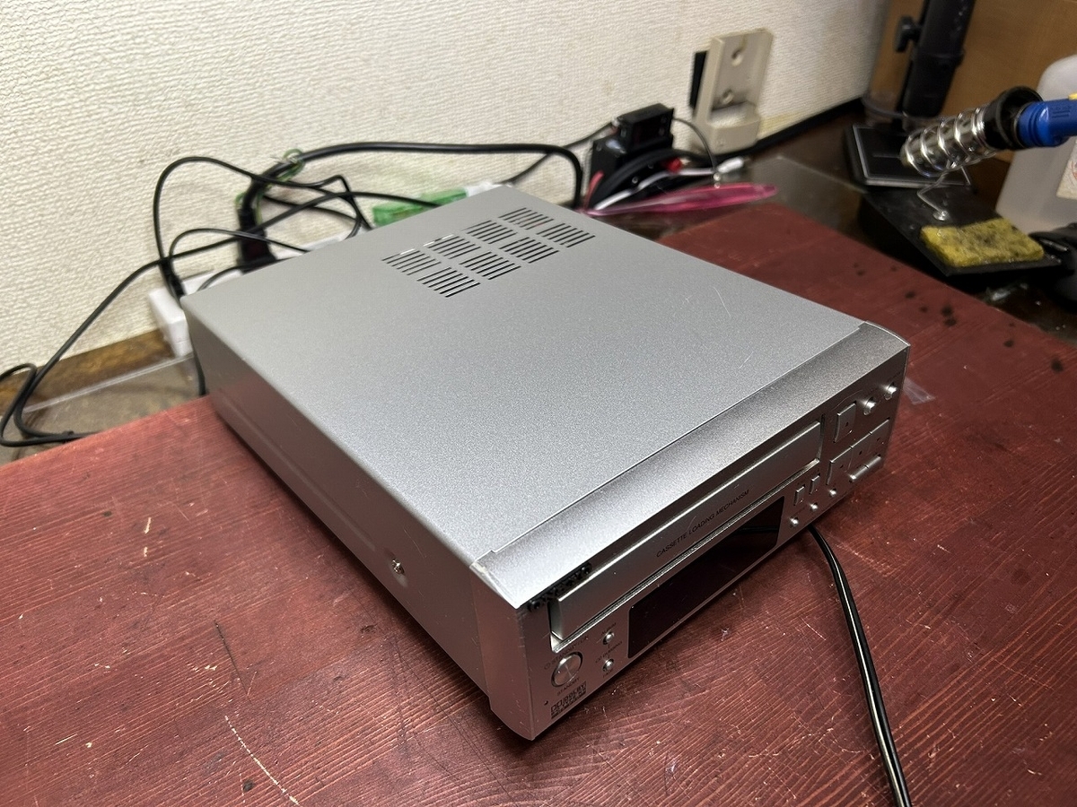 動作品】ONKYO K-V3 カセットデッキ ゴムベルト交換 ONKYO カセット