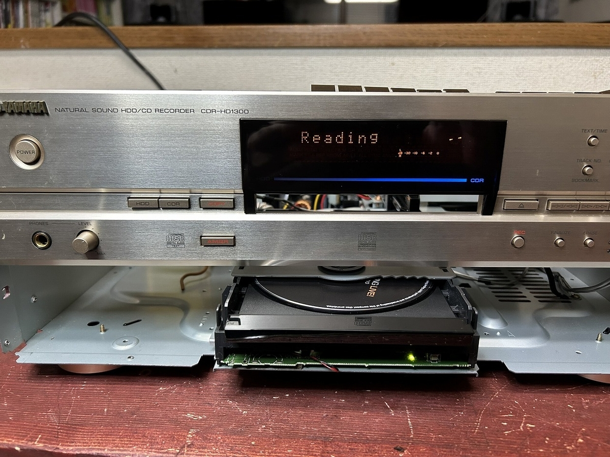 YAMAHA CDR−HD1300 HDD／CDレコーダー CDR-HD1300(N)｜ヤマハ HDD/CDレコーダー ゴールド｜中古品