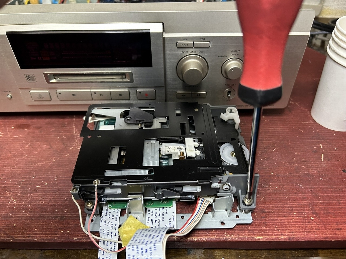 SONY MDデッキ MDS-JA3ESの修理 ーその3ー - TomのブログⅡ