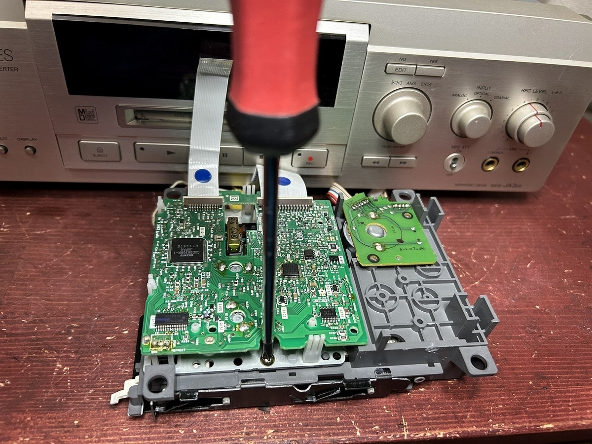 SONY MDデッキ MDS-JA3ESの修理 ーその3ー - TomのブログⅡ