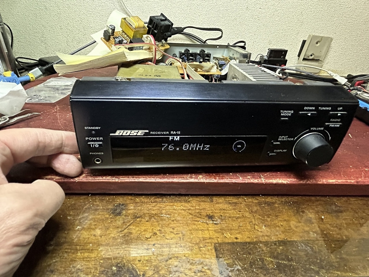 2025年のクリスマスの特別な衣装 BOSEレシーバーRA-15の修理 - TomのブログⅡ アンプ