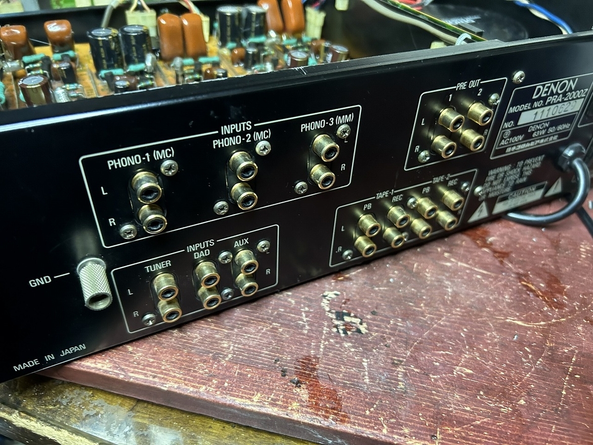DENON プリアンプ PRA-2000Zの修理 ーその3ー - TomのブログⅡ