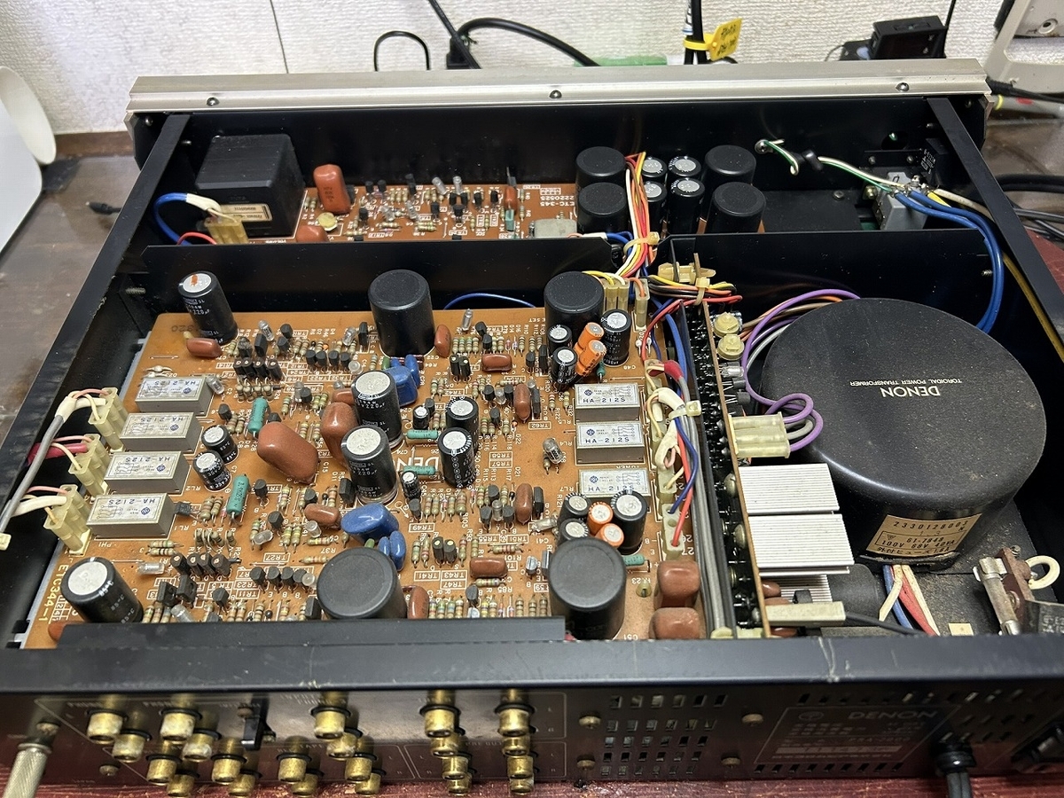 DENON プリアンプ PRA-2000の修理 ーその2ー - TomのブログⅡ