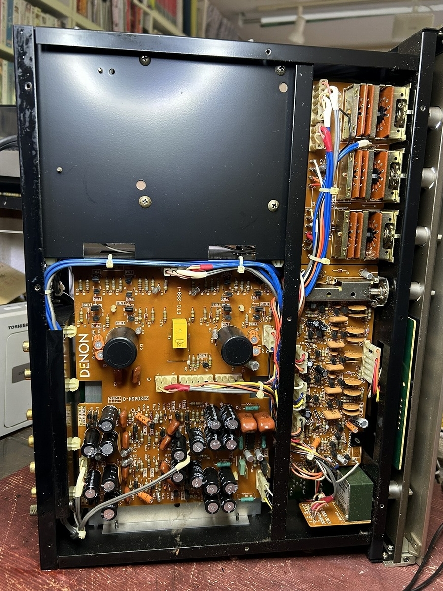 DENON プリアンプ PRA-2000の修理 ーその2ー - TomのブログⅡ