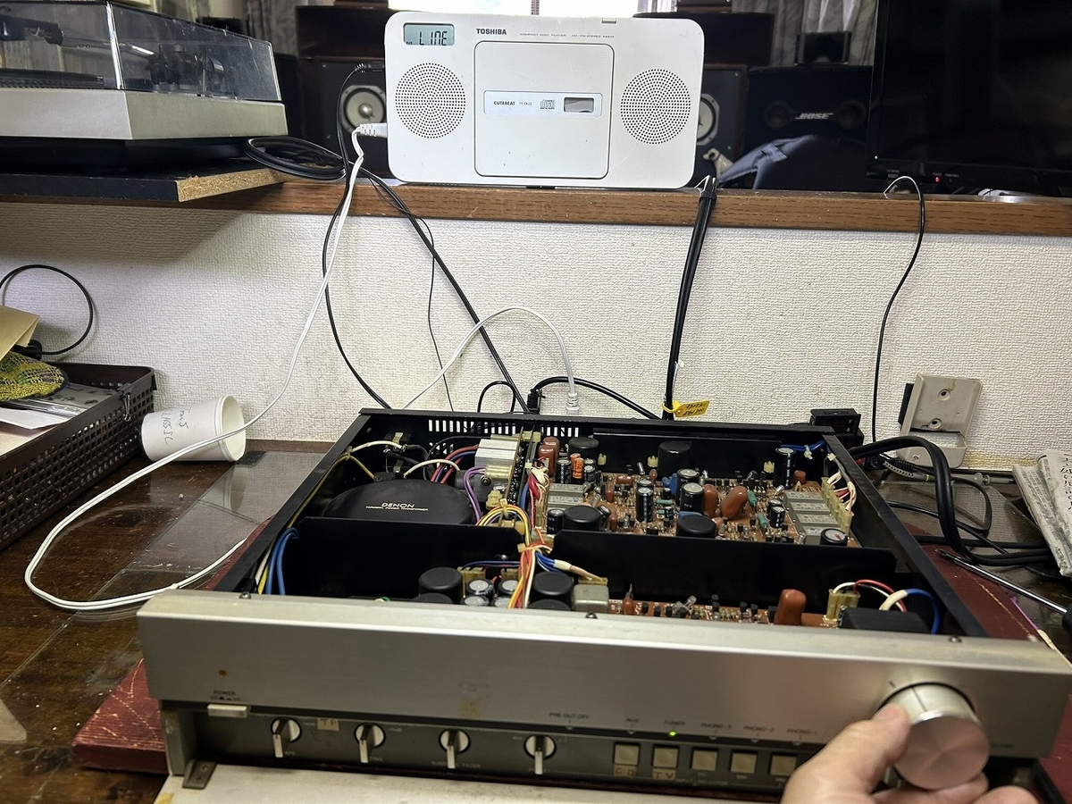 DENON プリアンプ PRA-2000の修理 ーその2ー - TomのブログⅡ