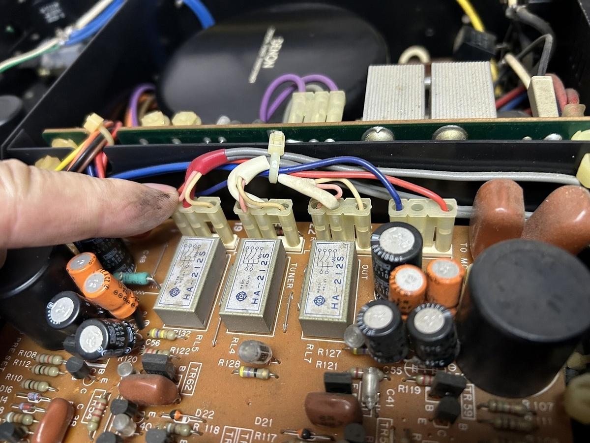 DENON プリアンプ PRA-2000の修理 ーその3ー - TomのブログⅡ