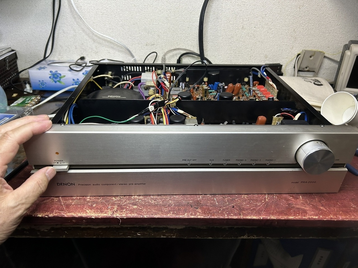 DENON プリアンプ PRA-2000の修理 ーFINALー - TomのブログⅡ