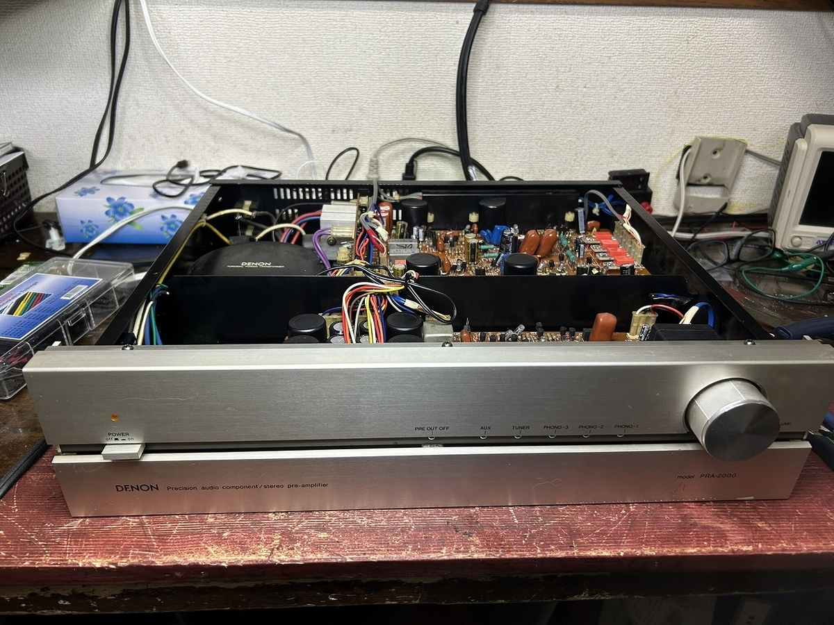 DENON プリアンプ PRA-2000の修理 ーFINALー - TomのブログⅡ