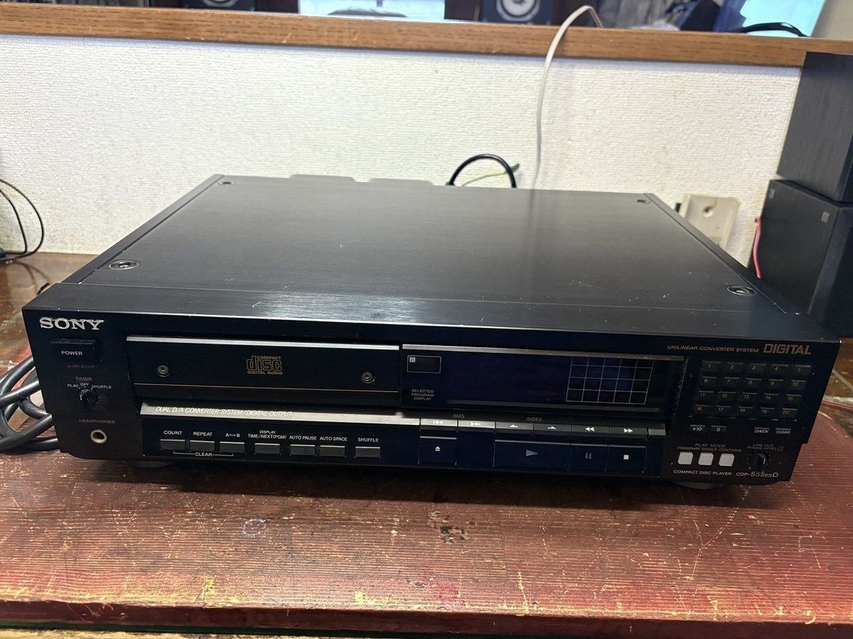 SONY CDプレイヤー CDP-555ESDの修理 - TomのブログⅡ
