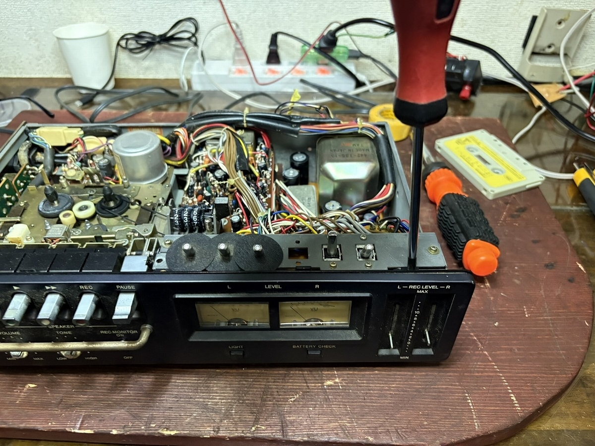 SONY カセットデンスケ TC-2890SDの修理 ーその2ー - TomのブログⅡ