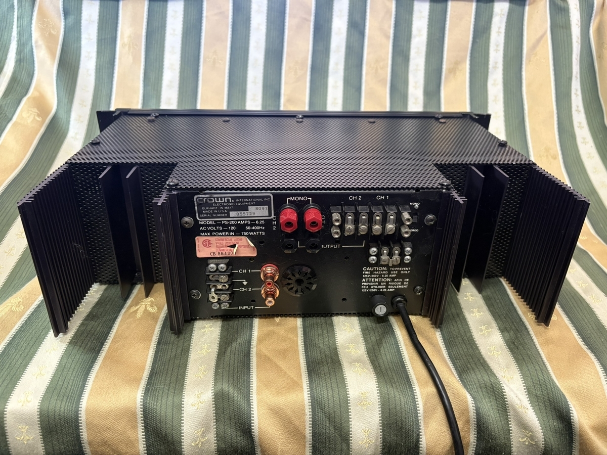 年末のオーディオ断捨離 ーその1：CROWN PS-200ー - TomのブログⅡ