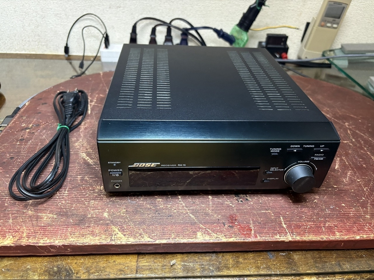 BOSE RA-15 オーディオレシーバー BOSE レシーバー RA-15の修理 シーズン8 ーその1ー - TomのブログⅡ