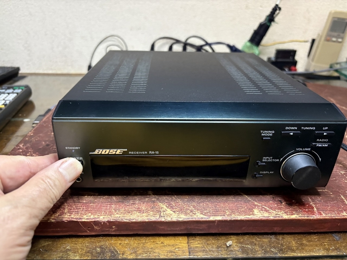 BOSE レシーバー RA-15の修理 シーズン8 ーその1ー - TomのブログⅡ